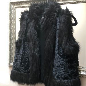 Loft faux fur vest